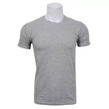 Solid Plain T-Shirt- Grey