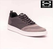 Caliber Shoes Grey Casual Lace Up Shoes For Men (516O)