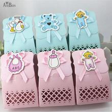 AVEBIEN Cute Baby Birthday Gift Boxes Event Party Supplies