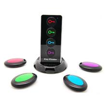 Wireless Key Finder/Tracker/Caller/Beeper Anti Lost Alarm With LED Light & Support, 1 Rf / RFID Transmitter Remote Controls and 4 Receivers