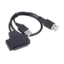 USB 2.0 to SATA 22P 2.5" Hard Disk Driver Adapter with USB Cable