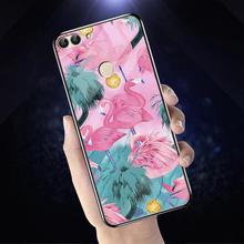 Luxury Tempered Glass Case For Huawei P Smart Case Silicon Nova Lite 2