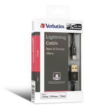 Verbatim 120 cm Step-up Lightning Cable - Black