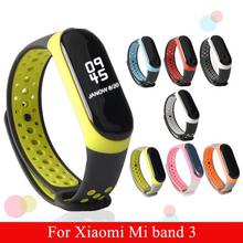 Mi Band 3 strap sport Silicone watch wrist Bracelet miband3 strap accessories Mi band3 bracelet smart for Xiaomi mi band 3 strap