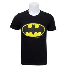Men's Black Batman Printed Tshirt
