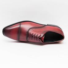 Gallant Gears Wine Red Leather Lace Up Formal Shoes For Men - (8005-1)