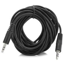 3.5mm Male to Male Extension Audio Cable - Black (5m)
