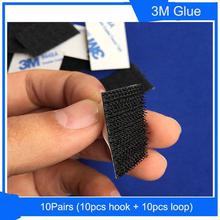 10Pairs Strong Self adhesive Fastener Hook and Loop Tape