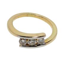 14 Ct Gold With Diamond Embellished Ring For Women