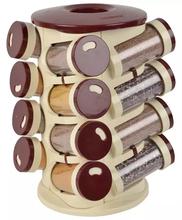 Trueware Plastic Spice Rack 16 in 1 AssortedColor