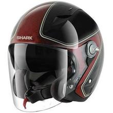 Shark RSJ 3 Mat Helmet – Black/Maroon/Antharc