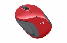Logitech M187 Ultra Portable Wireless Mouse - Bright Red