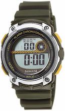 Sonata Grey Dial Digital Watch For Men- 77048PP03