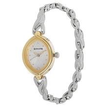 Sonata 8109BM01 Silver Dial Analog Watch For Women