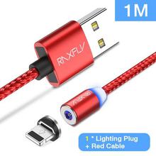 RAXFLY Magnetic Charge For iPhone XS Max XR Cable Magnetic Charger Micro USB Type C Cable Magnet Lightning to USB Charging Wire