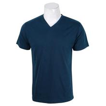 Petrol Blue V-Neck T-Shirt For Men