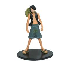 Yellow/Blue Luffy With Hat Statue Standing Statue