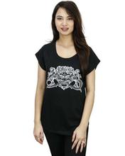 Black Garud Printed T-Shirt For Women