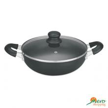 Home Glory Non Stick Kadahi 4mm (with Lid) 22CM