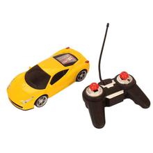 Yellow Racing Remote Control Car For Kids