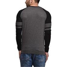 Cenizas Men's Full Sleeves Dual Tone Round Neck