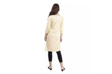 Solid Kurti Top For Women-Light Yellow