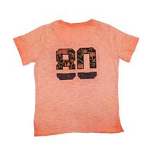Peach Leaf Pocket Plain Cotton T-Shirt For Boys - (121246517894)
