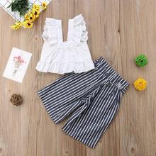 2019 Fashion Toddler Kids Baby Girls Clothes Set Summer