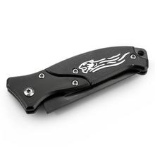 BOSIDUN 970 Mini Foldable Knife Outdoor Gear - BLACK