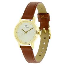 Titan Analog Beige Dial Women's Watch 2572YL01