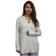 Light Grey Solid Outer For Women