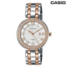 Casio Sheen Round Dial Analog Watch For Women -SHE-4034D-7AUDR