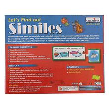 Creative Educational Aids Similes Puzzle Game - Multicolored