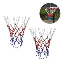 Multicolored 2 Set Replacement Net For Basketball Ring