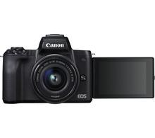 Canon EOS M50 Mirrorless Digital Camera with EF-M 15-45mm camera Kit - Black