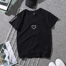 2019 Summer Couples Lovers T-Shirt for Lady Student Casual