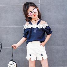 Korean version of the two-piece suit_Children's summer