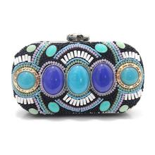 Dark Blue Party Clutch for Women