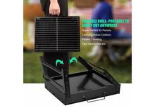 14 " Outdoor Portable Folding Charcoal  Barbecue Grill  ( Free Oil Brush )