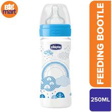 Chicco Feeding Bottle 250Ml Blue 2M+