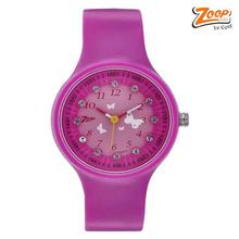 Zoop C4038PP03 Pink Strap Analog Watch For Girls