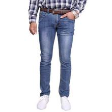 Blue Slim Fit Stretchable Jeans For Men (153)