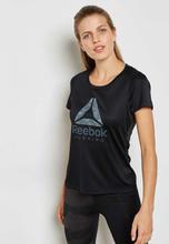 Reebok Black Running Essentials T-Shirt For Women - CF7457