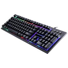 FashionieStore mouse G20 LED Rainbow Color Backlight Gaming Game USB Wired Keyboard Mouse mice Set