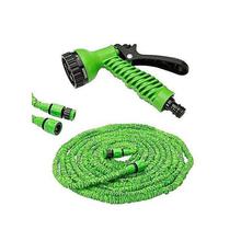 Green Latex Expanding Flexible Garden Hose Pipe - (50feet)