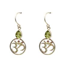 Om Designed Silver (92.5% Sterling Silver) Earring  For Women