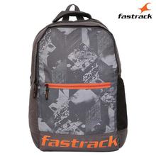 Fastrack Grey Back To Campus Polyester Backpack For Men