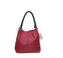Owen Barry Red Solid Leather Handbag For Women
