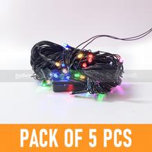 Combo of 5Pcs 15m Multicolor Tihar Light- Small