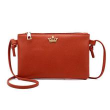 SALE -  Womens Leather messenger Bag Pure Color Shoulder